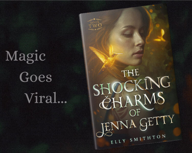 Book Two Cover Cover Image The Shocking Charms of Jenna Getty - credit Miblart